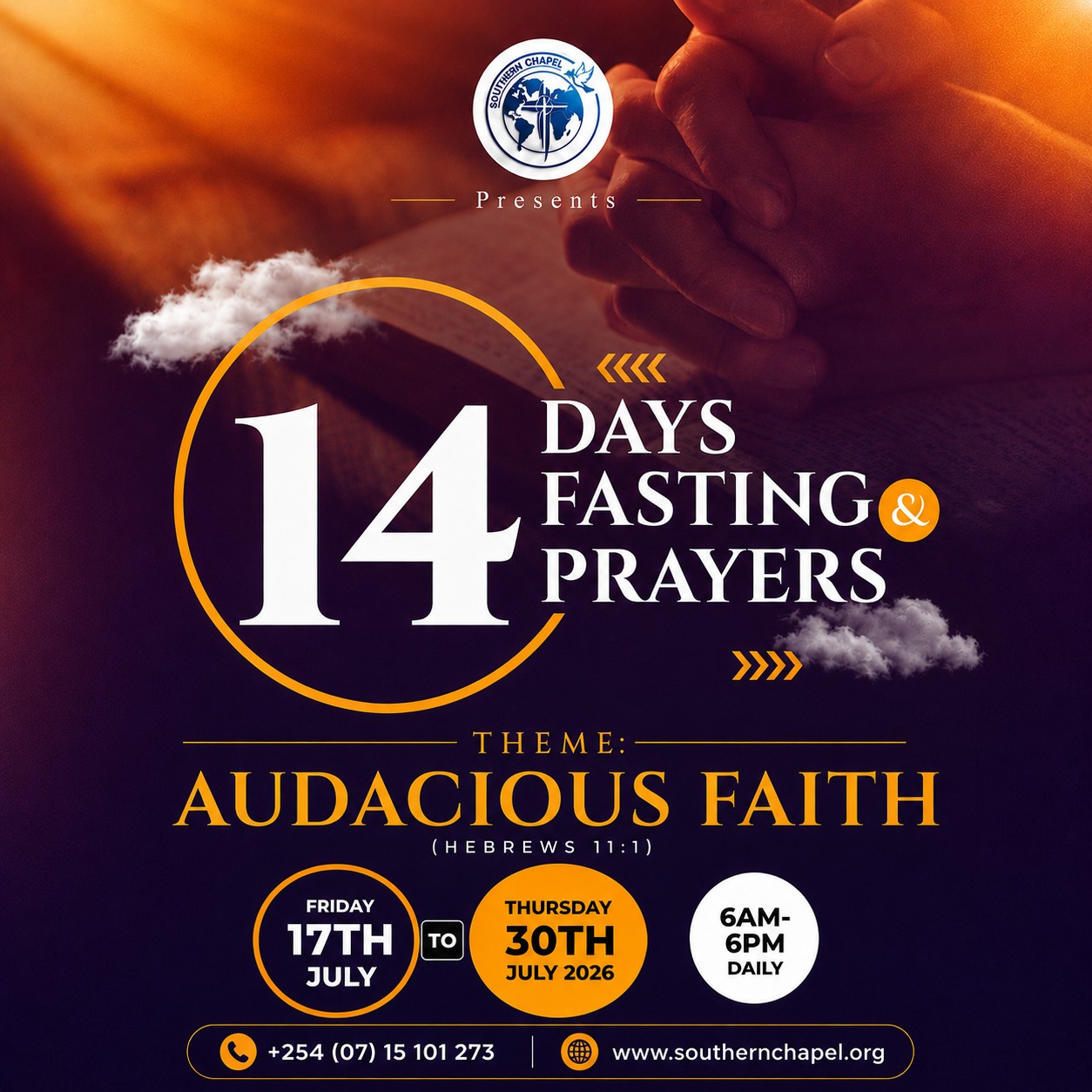 14 Days Fasting & Prayers